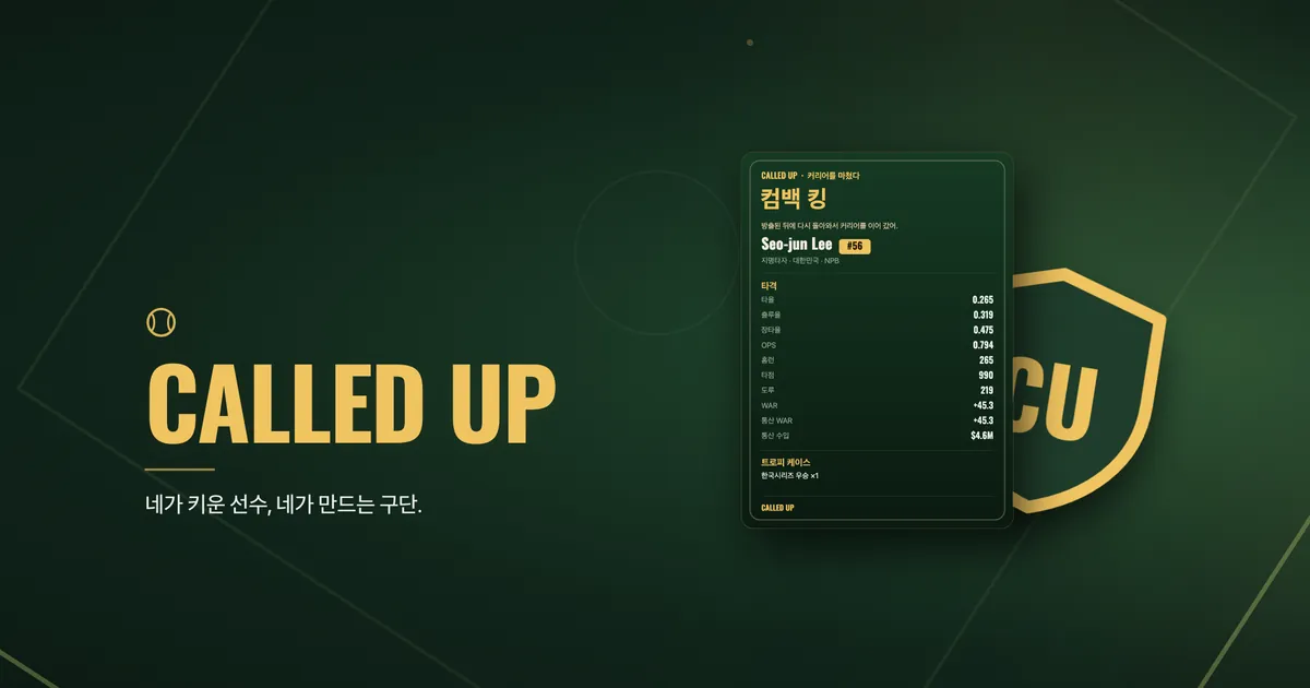 Called Up 키 아트